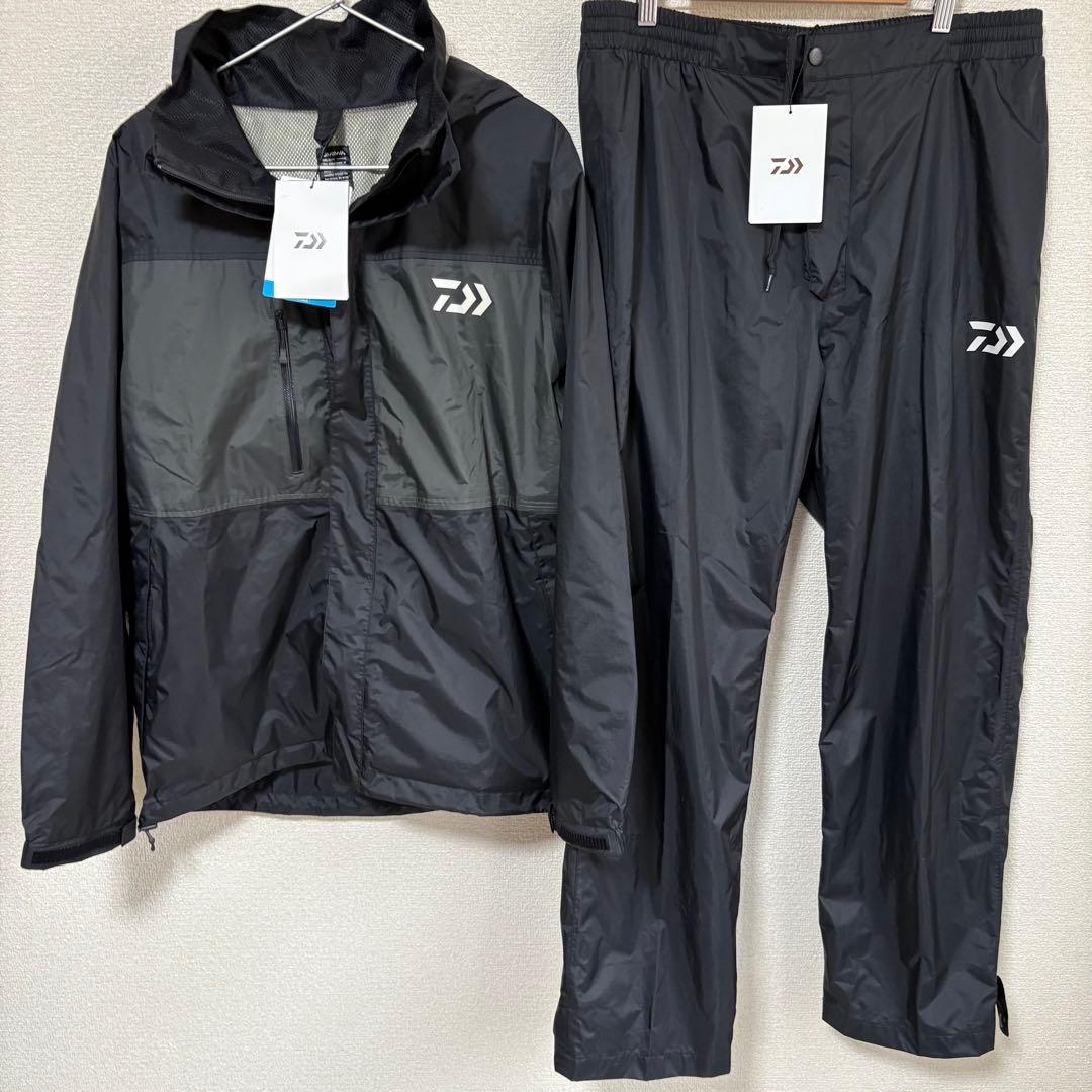 【新品】DAIWA レインマックス レインスーツ ブラックL
