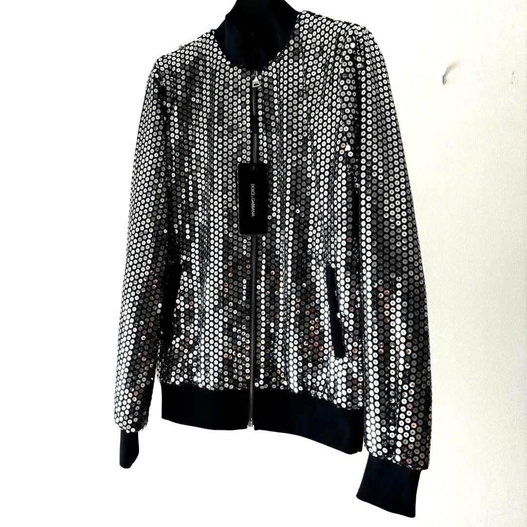■未使用品 ドルチェ＆ガッバーナ ボンバージャケット/ブルゾン・スパンコール