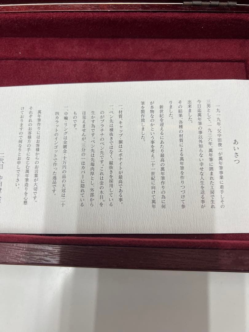 プラチナ万年筆 2000年記念 Limited Ed. パンダ