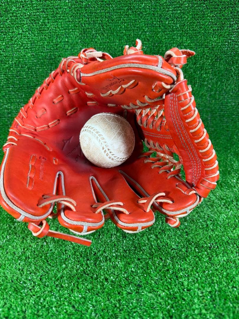 ミズノプロ　硬式　内野手　ダイバーシティブルー　1AJGH25223