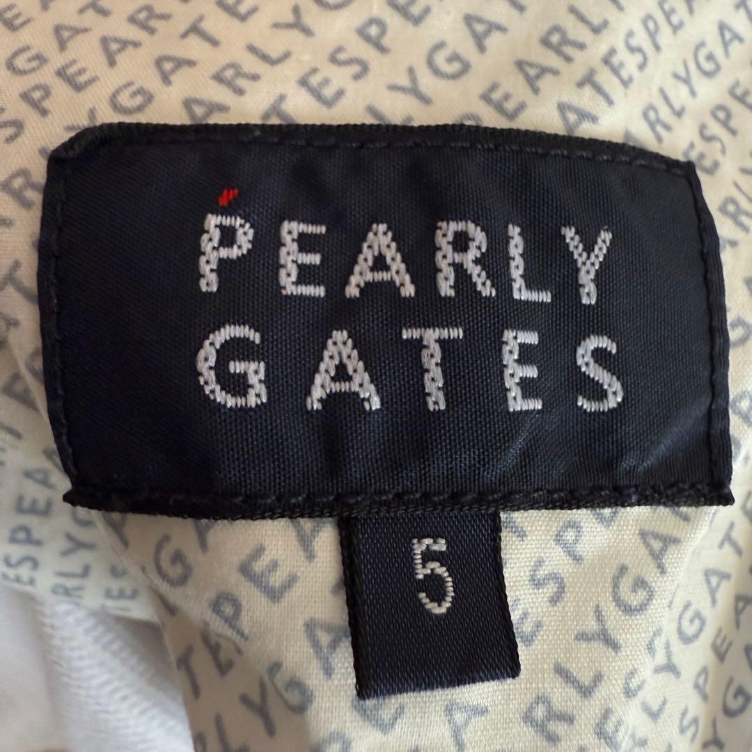 現行モデル　美品　パーリーゲイツ　ハーフパンツ　短パン　白　ホワイト　マリン