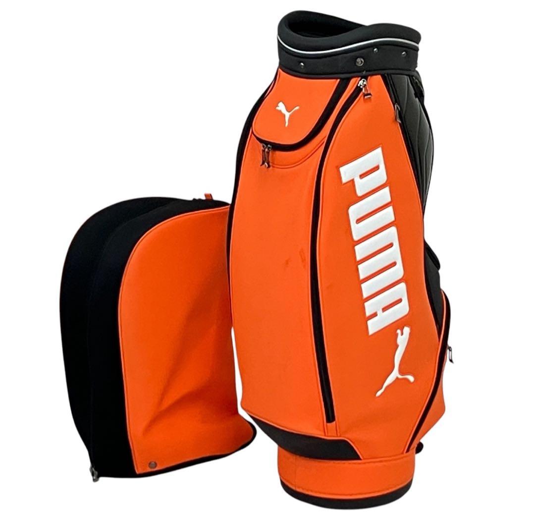 稀少品！プーマ　PUMA シーズナルズ キャディバッグ/ ビブラントオレンジ