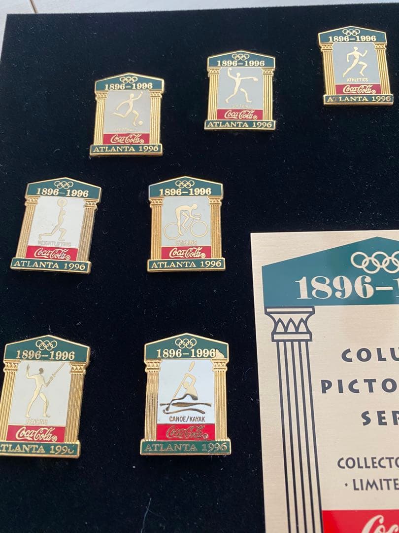 コカコーラ　アトランタ　オリンピック　五輪　ピンセット　1996 ピクトグラム