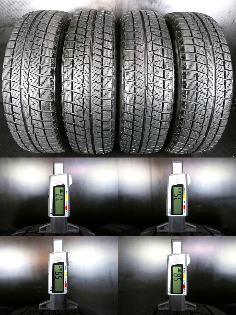 美品 2024年製 ブリヂストン スタッドレス 185/70R14 12系ノート