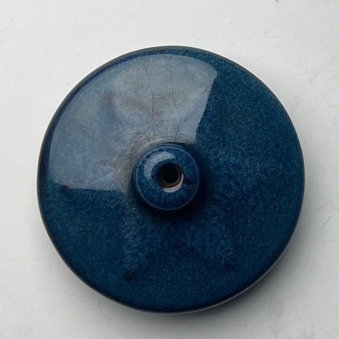 優美 唐物 海鼠釉水注 葛明祥製 款 中国美術 古玩 煎茶道具 急須