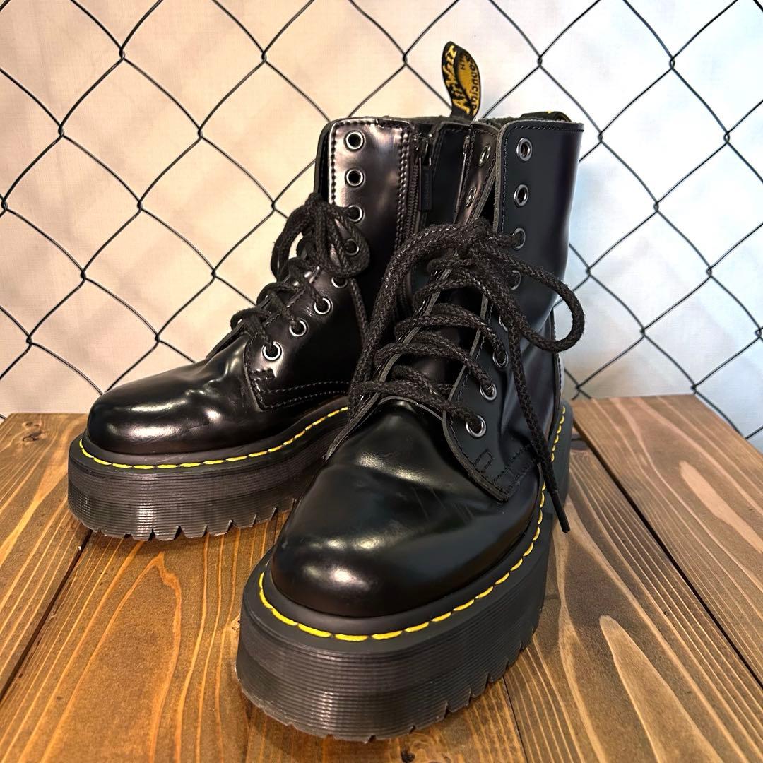 Dr.Martens JADON 8ホール 厚底ブーツ UK4 黒