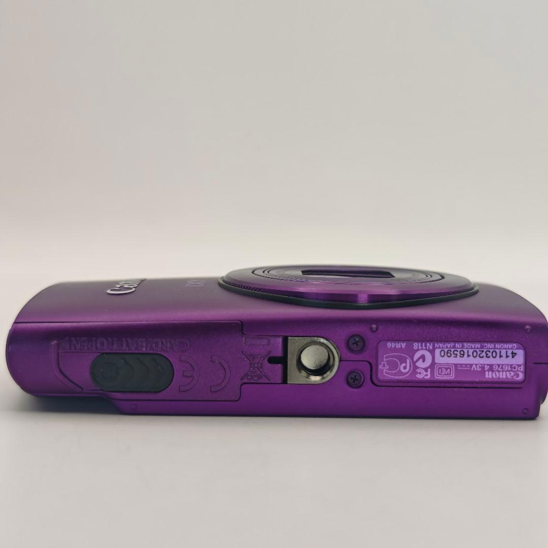 美品　人気色　Canon IXY 600F パープル　ガラスコーティング済