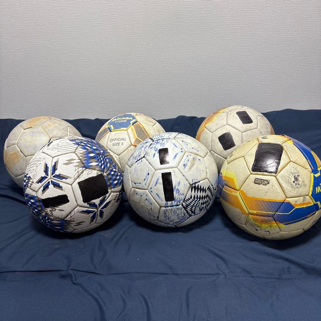 ミカサ　サッカーボール　5号球　6個セット