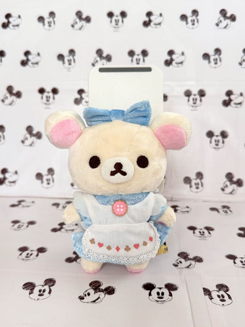 コリラックマ　ぶらさげぬいぐるみ　不思議の国のアリス