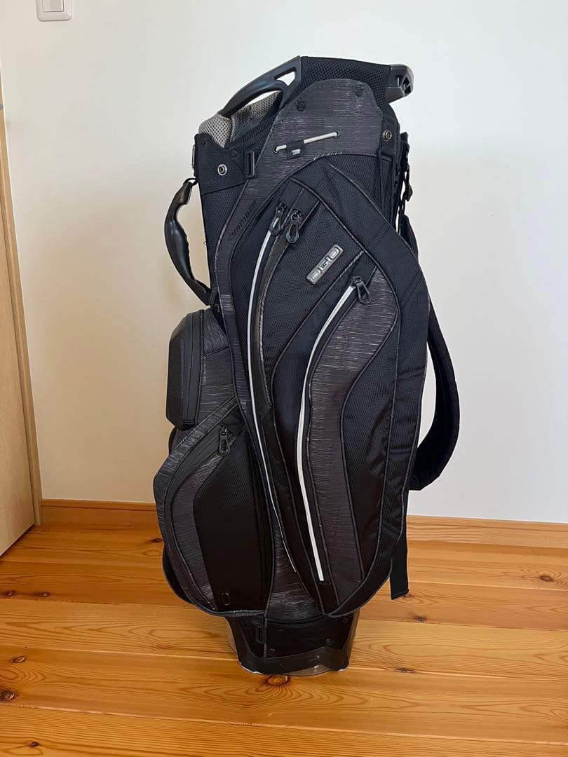 OGIO オジオ ゴルフバッグ キャディバッグ 黒 多機能ポケット付き