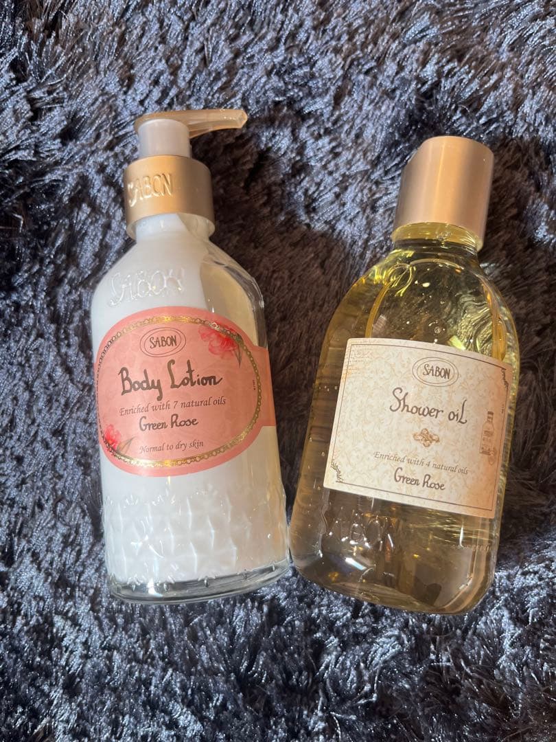 SABON ボディローション & シャワーオイル グリーンローズ