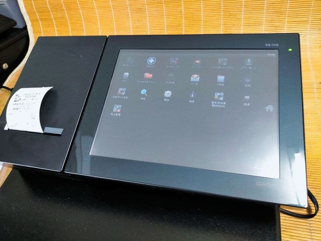 カシオレジスター　VXタッチ操作　設定無料　Android　2081101