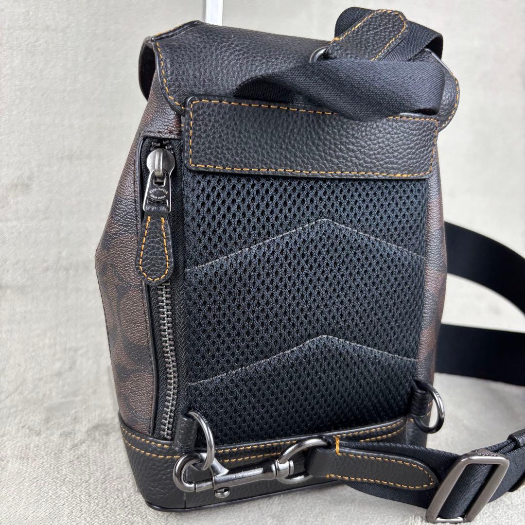 ★極美品★ COACH PVC クロスボディバッグ ハドソン シグネチャー