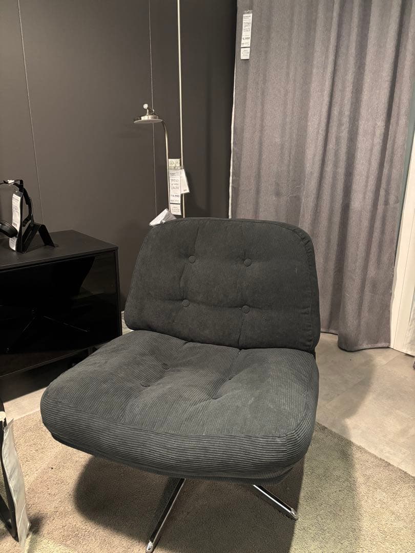 ♥︎新品★未開封♣︎ IKEA ディヴリンゲ 1人掛け回転パーソナルチェア ソファ