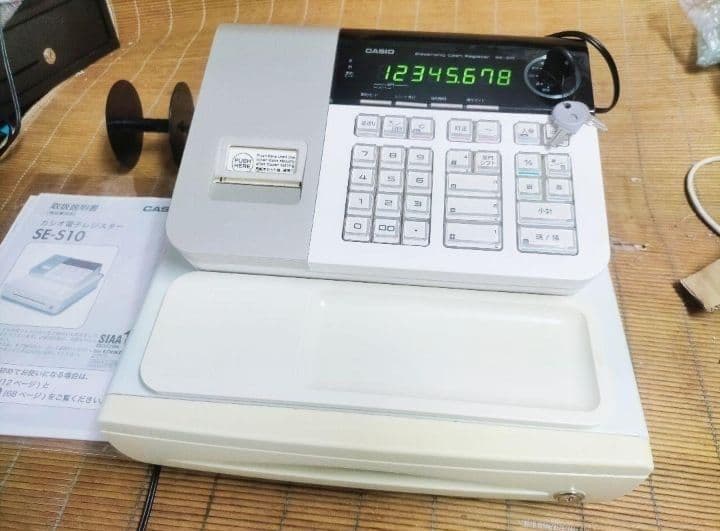 カシオレジスター　SE-S10　人気コンパクト送料無料　331141