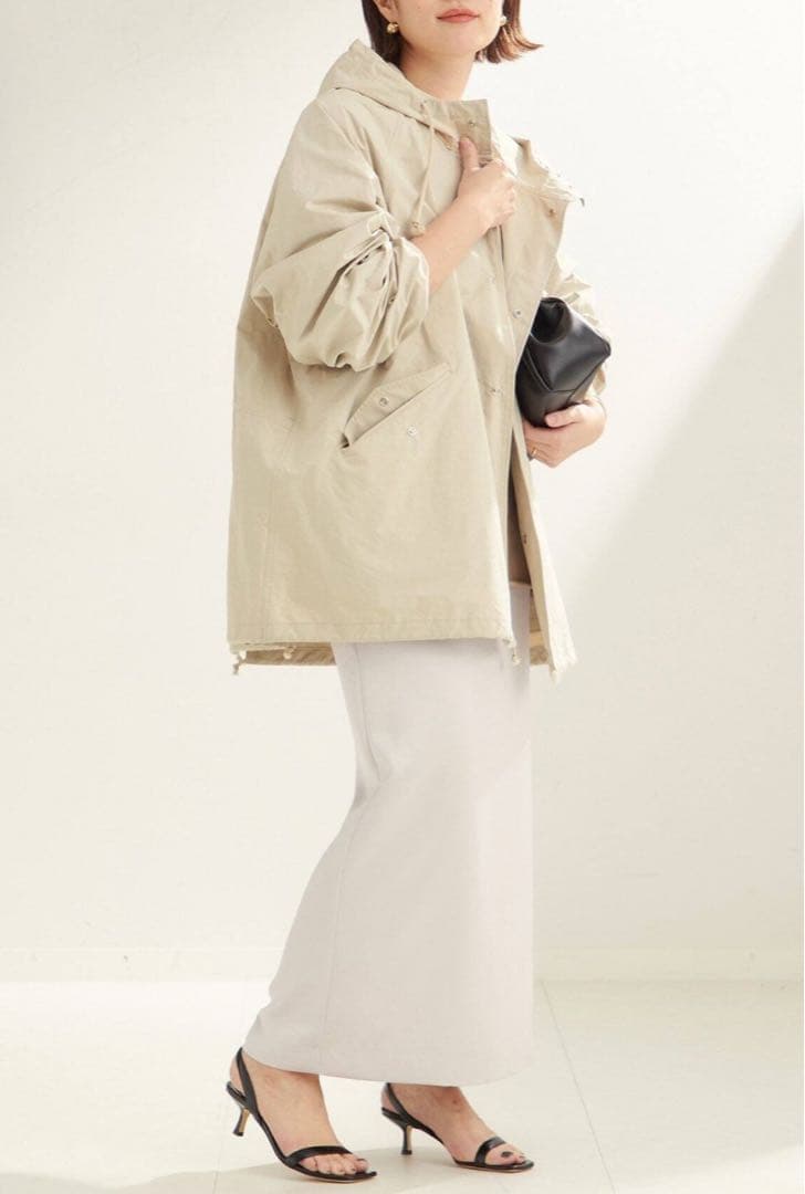 ●新品・未使用 Plageプラージュ撥水 half mods コート 36サイズ