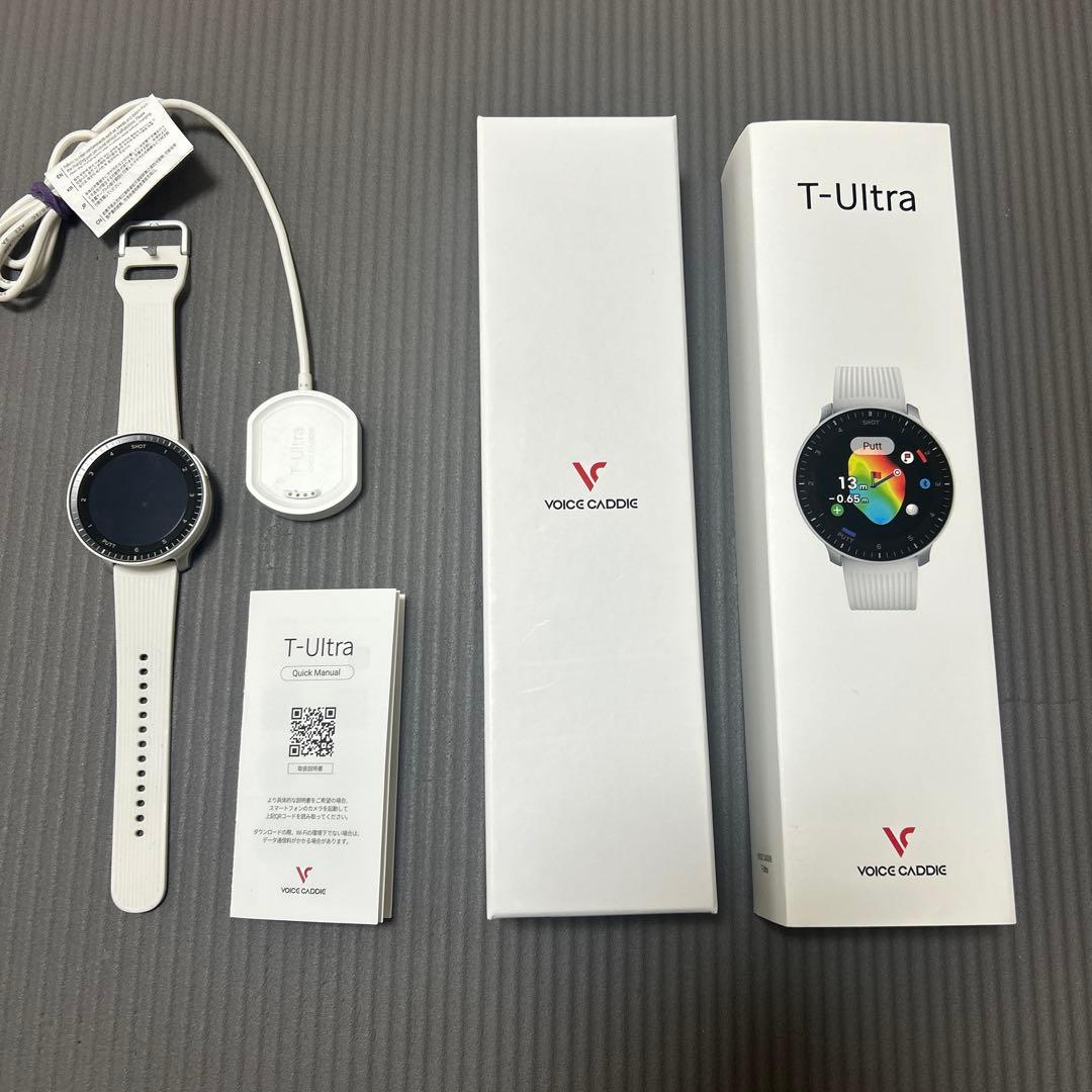 VOICE CADDIE　ボイスキャディ　T-Ultra ゴルフウォッチ　白