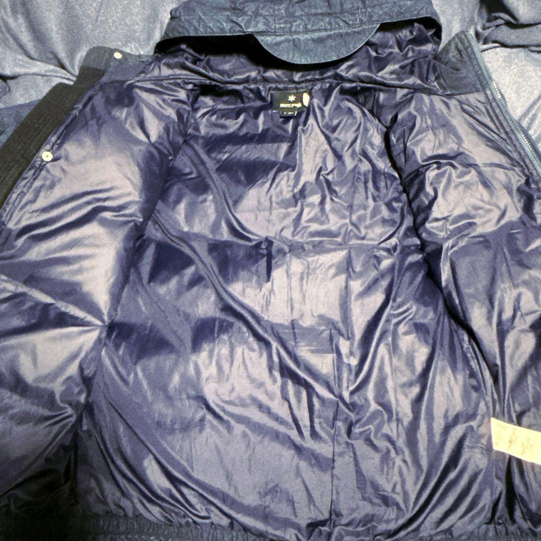 スノーピーク インディゴコットン ナイロンダウンジャケット