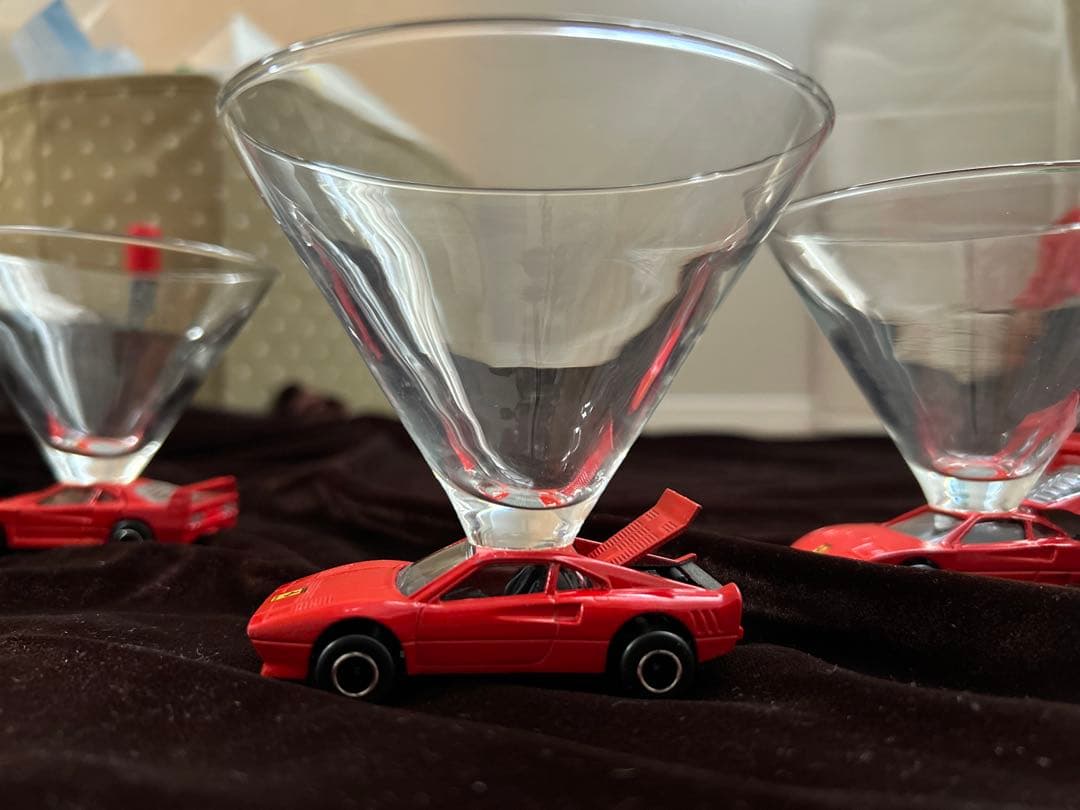 Ferrari GTO フェラーリカクテルグラス　 ミニカー