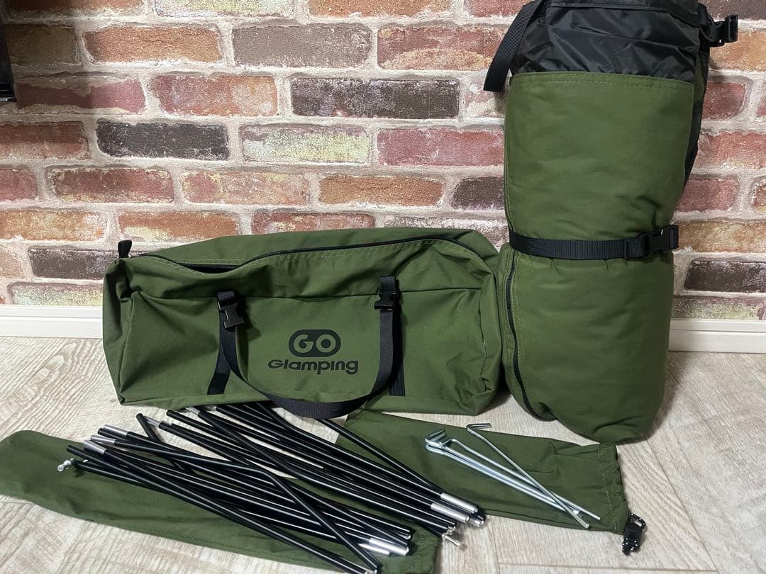 【未使用・2点セット】GO Glamping コットテント＋専用フライシート