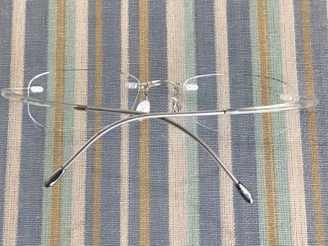 【美品最後】シルエットメガネ(silhouette メガネ)眼鏡、めがね　クリア