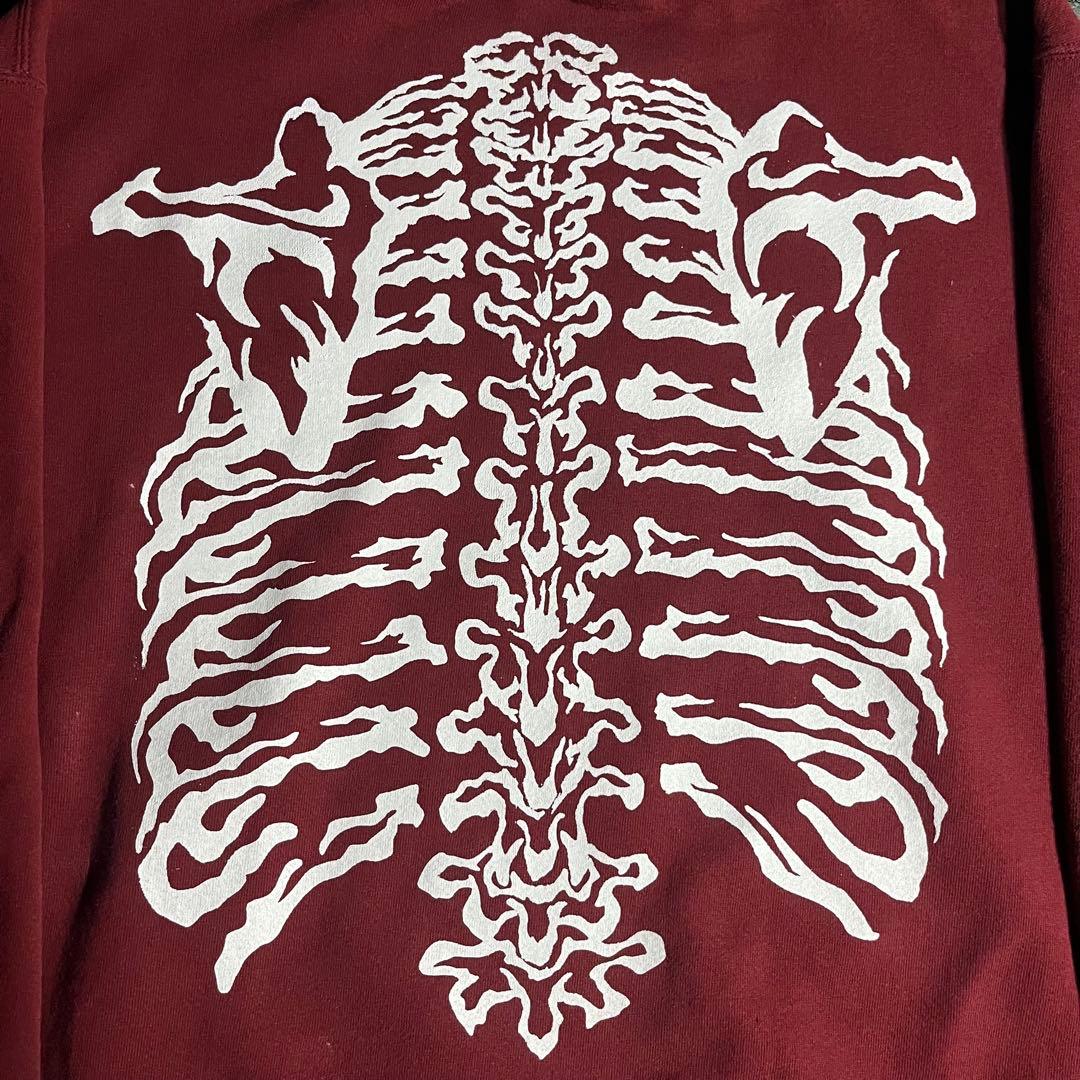 90s NIKE USA製 ☆bone paint☆ ペンキ スウェット 刺繍