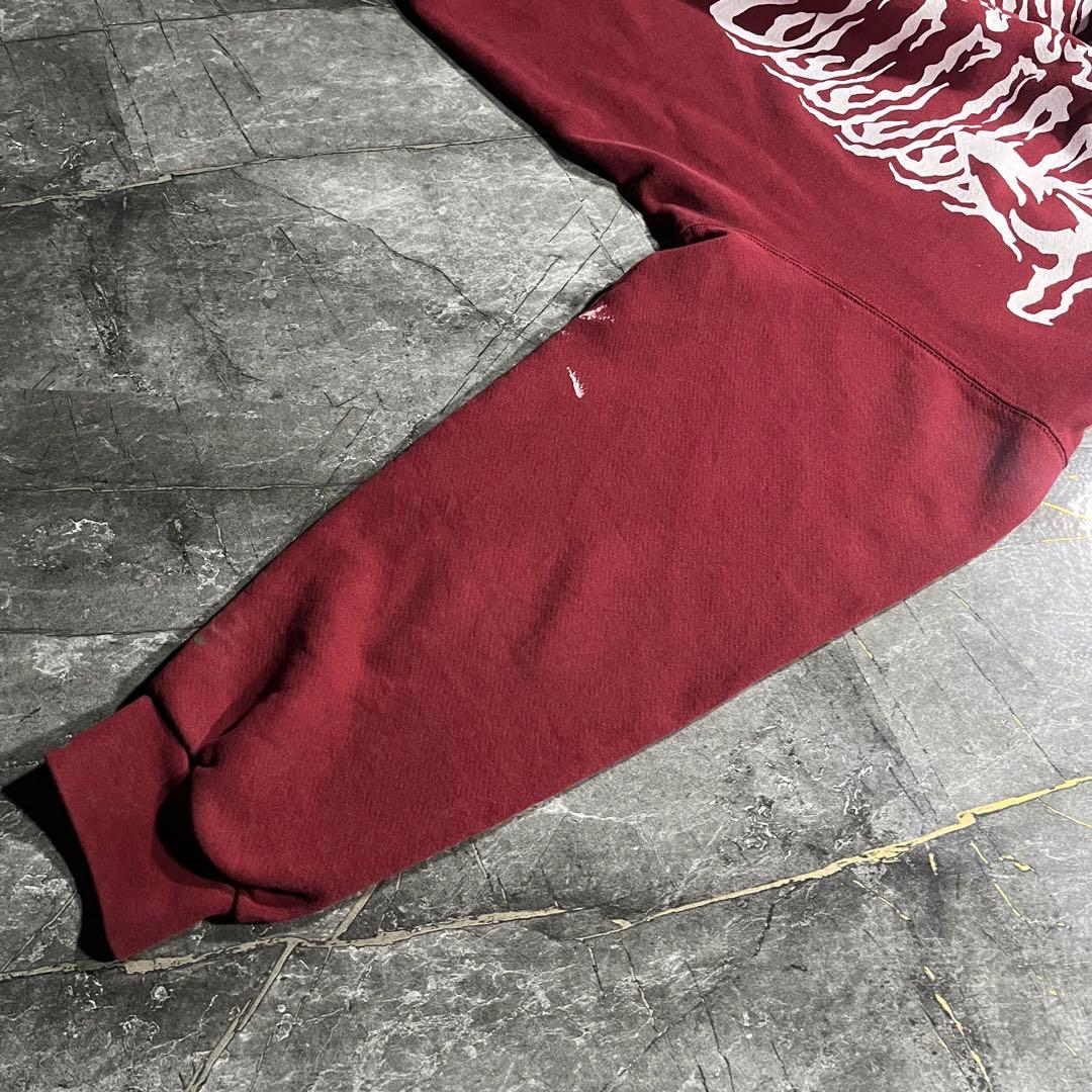 90s NIKE USA製 ☆bone paint☆ ペンキ スウェット 刺繍