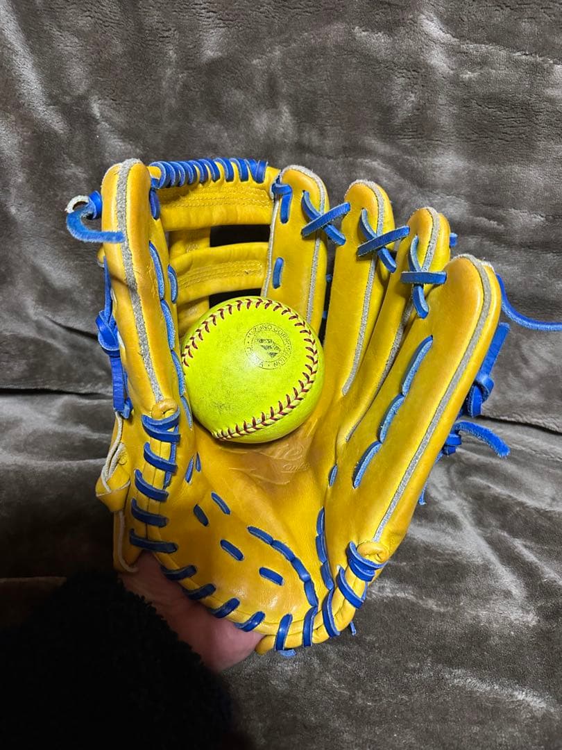 値下げ不可【中古】ミズノ　グローバルエリート　オーダー　一般外野手用　刺繍あり