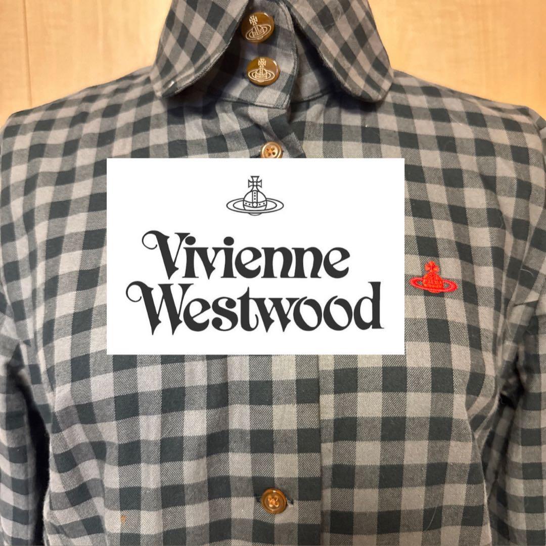 ♡美品♡Vivienne Westwood長袖　チェックブラウス