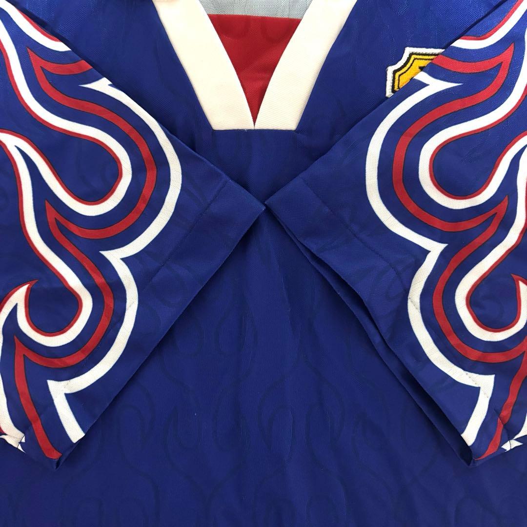 【希少】96年 PUMA社製 サッカー 日本代表 ユニフォーム Oサイズ 炎