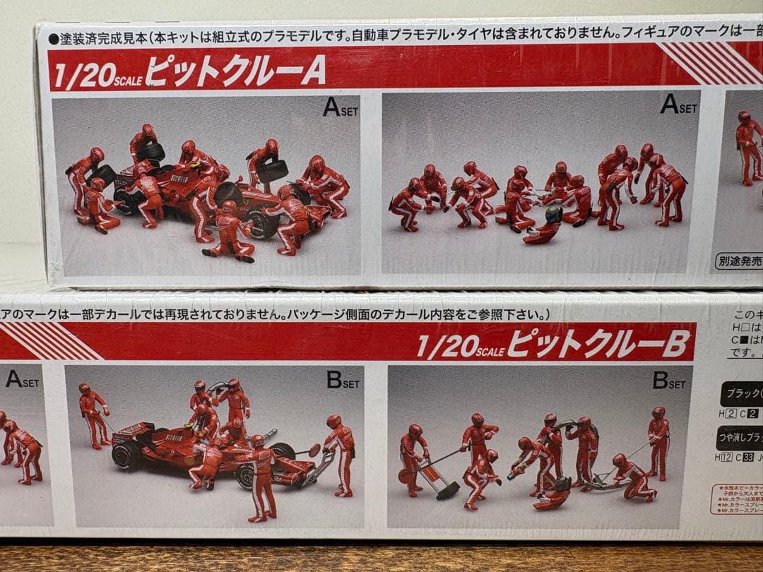 フジミ 1/20 ピットクルーA SET B SET 未開封品