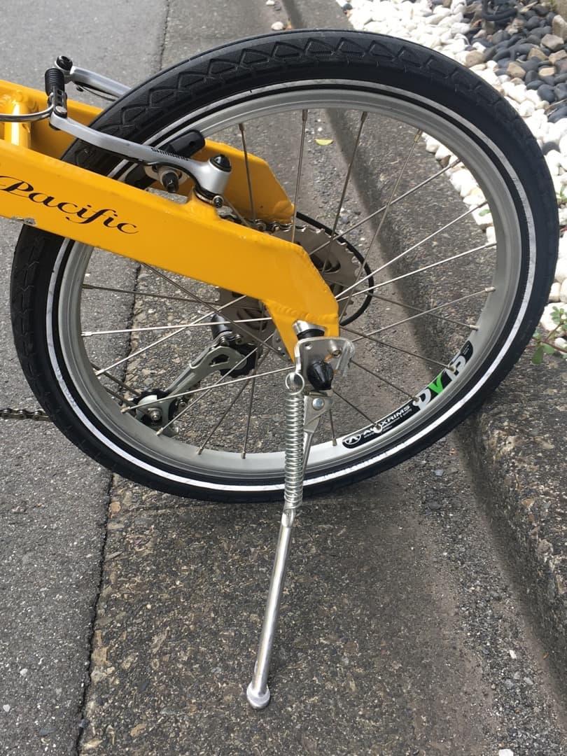 ○[ほぼ超美品] プジョ－ Pacific 18 折り畳み自転車 2002年 黄