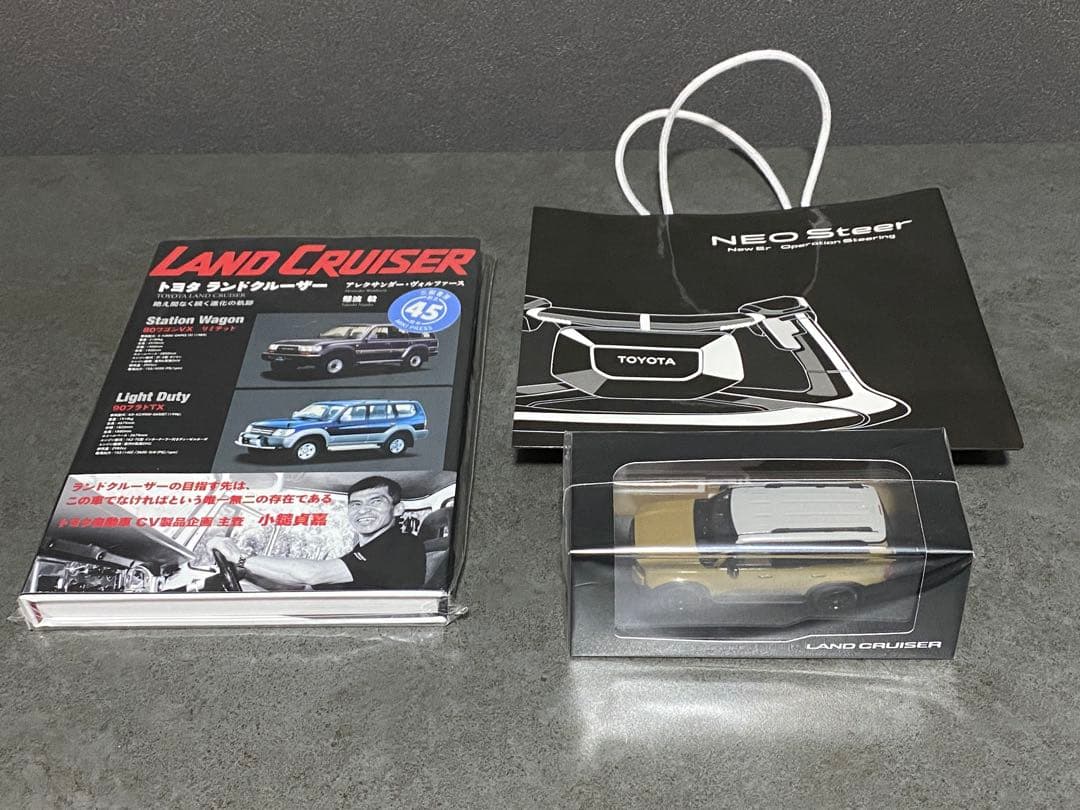 【セット】株主 ランドクルーザー 250 特別仕様車 ミニカー 本 袋