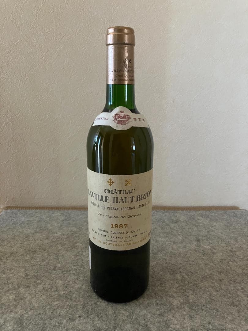 （値下げ！銘醸白ワイン古酒）シャトー・ラヴィル・オー・ブリオン・ブラン １９８７