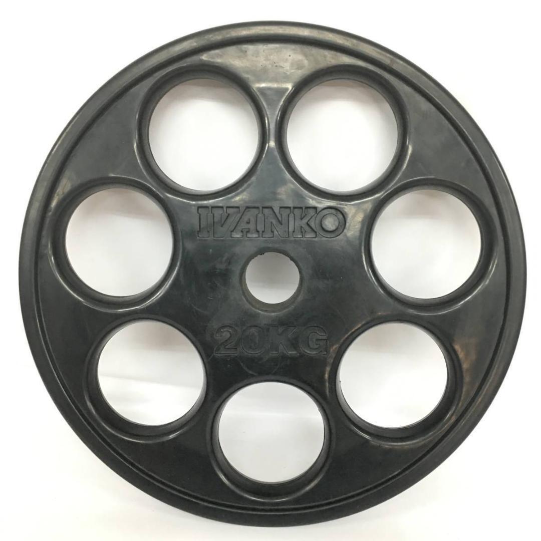 IVANKO イヴァンコ オリンピックラバー プレート 20㎏×2 計40㎏