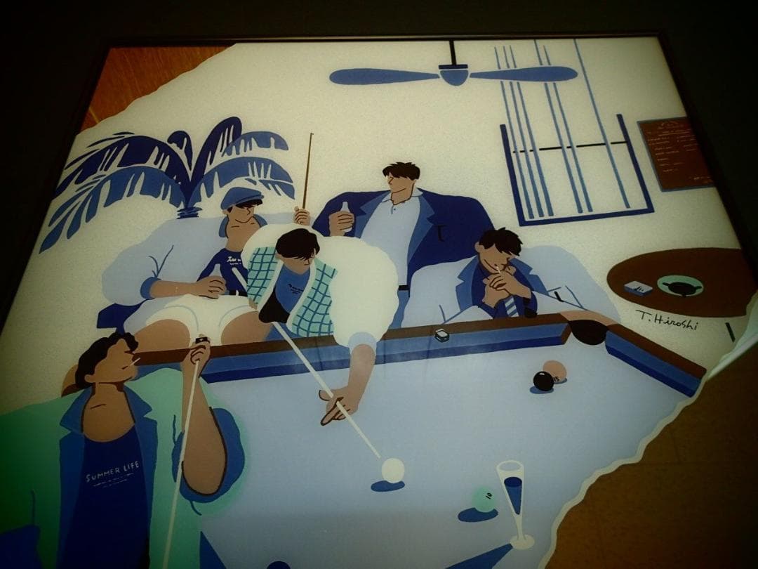 希少 1980s　ヴィンテージ パブミラー　プールバー