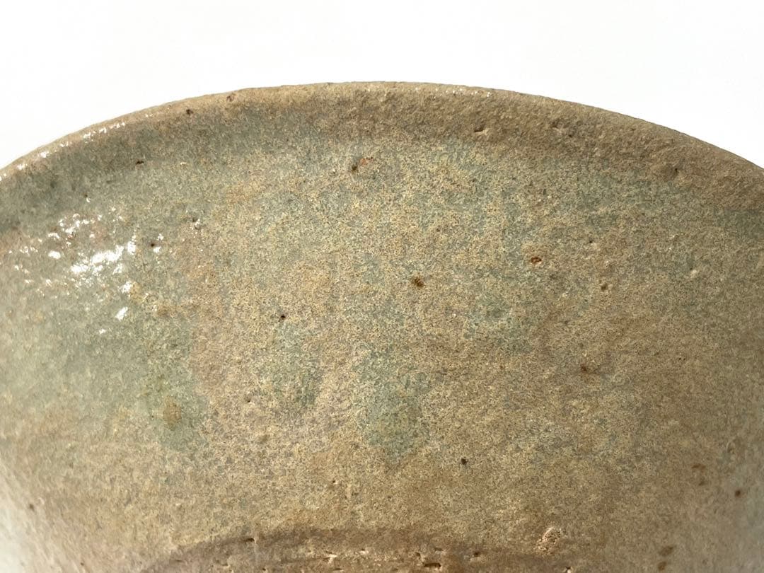 骨董　アンティーク　高麗青磁　李朝　堅手　平茶碗　抹茶碗　皿