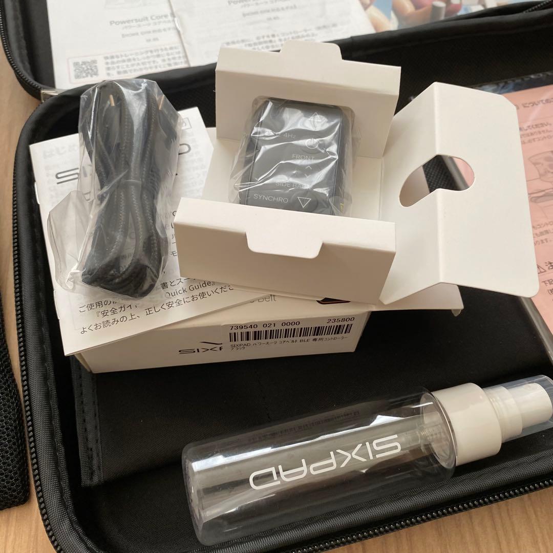 ま*く様 【美品】 SIXPAD シックスパッド パワースーツコアベルト M ブ