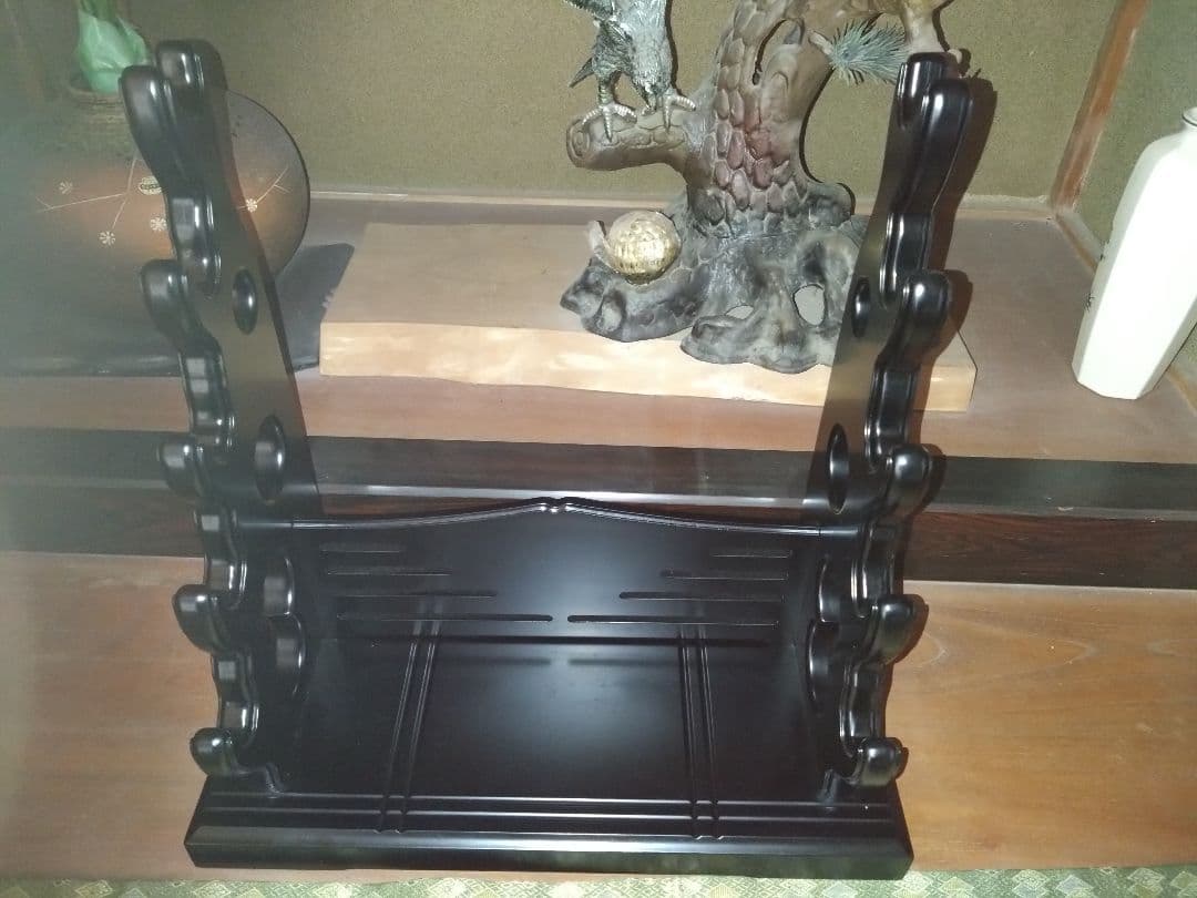 刀掛台5段掛け 刀掛 木製 刀置き