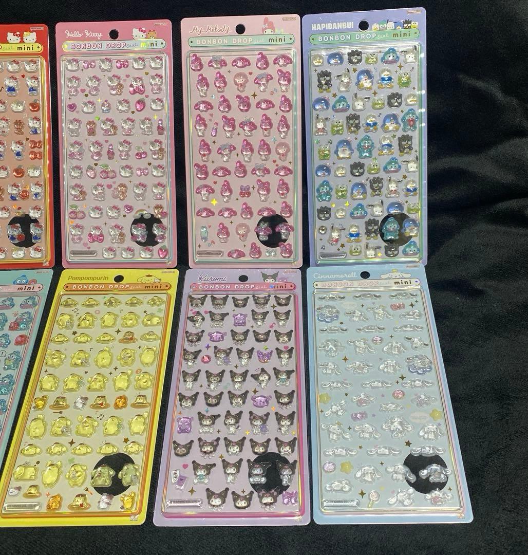 ボンボンドロップシール　サンリオ8枚セット　ちいかわ1枚