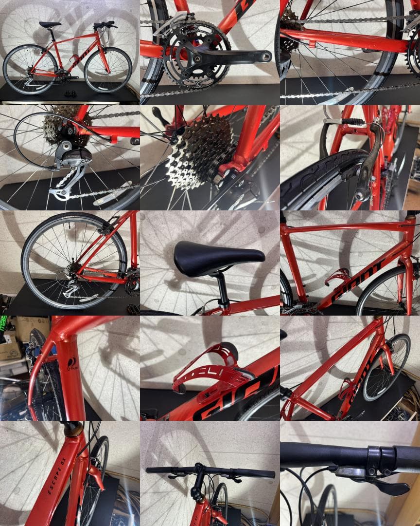 GIANT ESCAPE RX 3 sizeM クロスバイク レッド