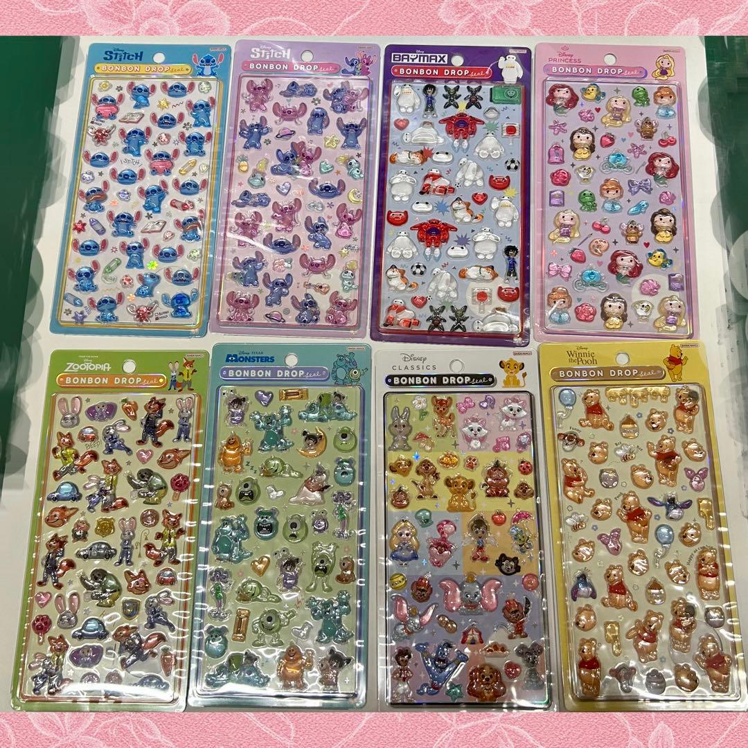 国内正規品 ディズニー ボンボンドロップシール 第2弾 8種セット ⑩