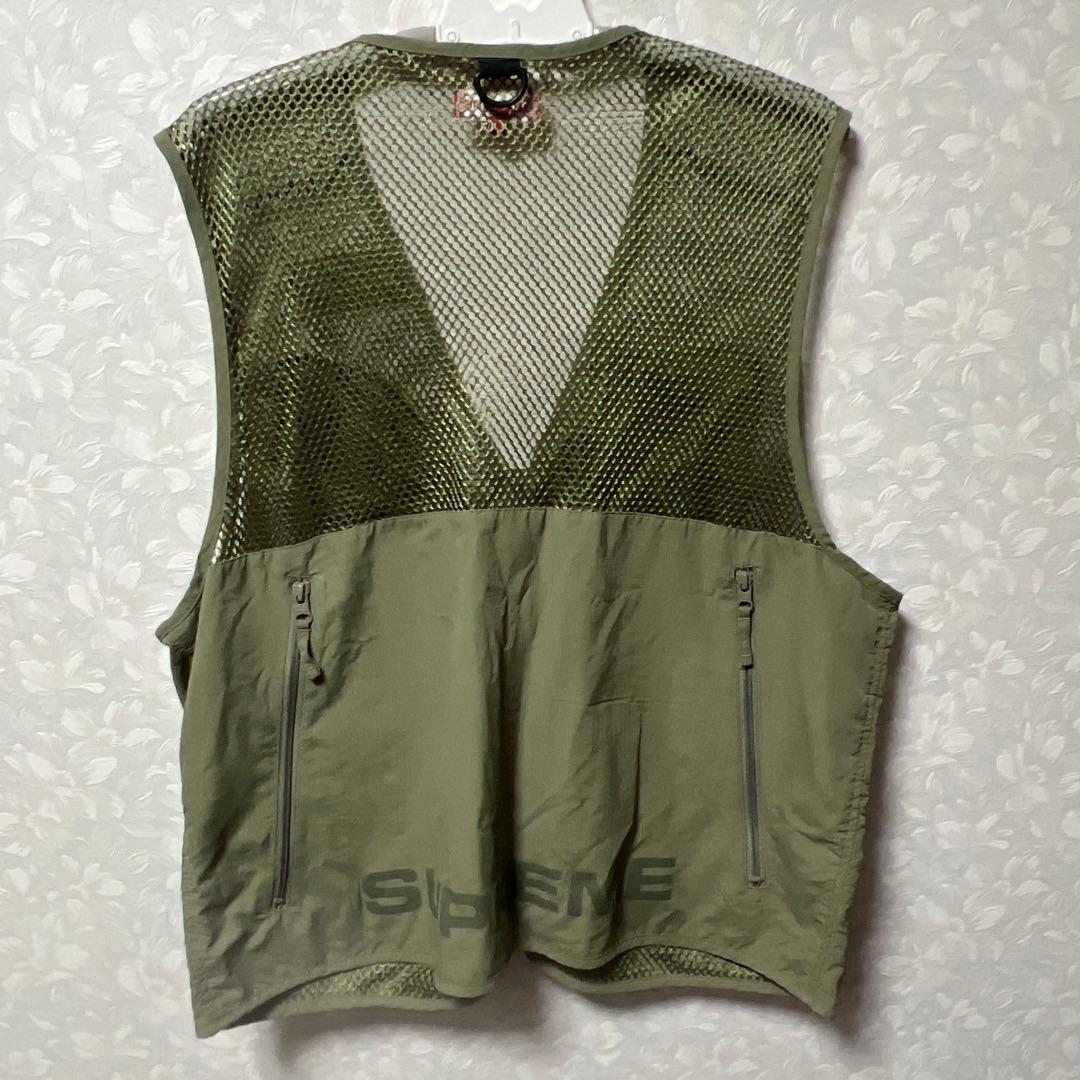 Supreme フィッシングベスト オリーブ