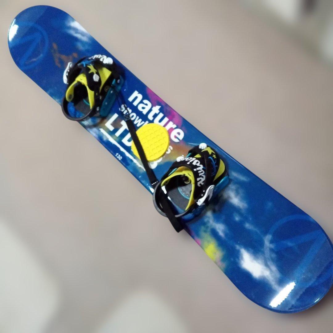 nature スノーボード バインディング付き130