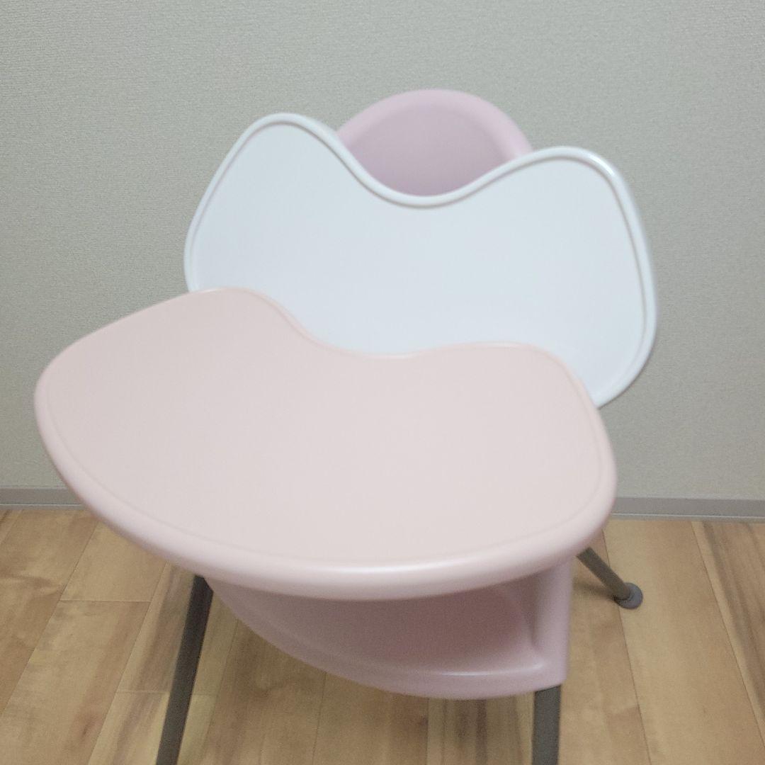 ベビービョルン ハイチェア　ベビーチェア　ピンク ハーネス付き