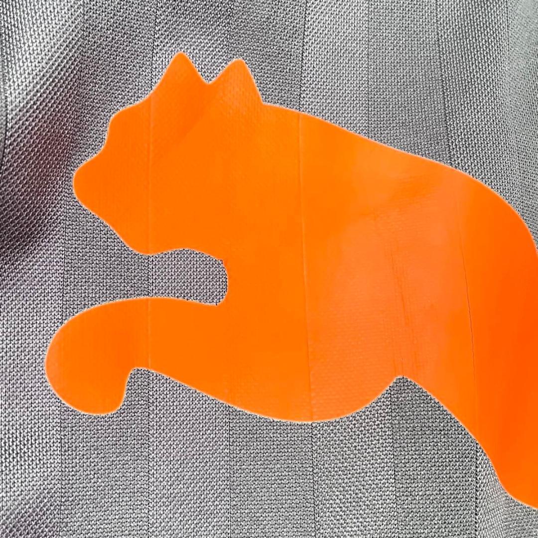 極美品 プーマ　ジャージ　セットアップ　ダークグレー　オレンジ　XL プージャー