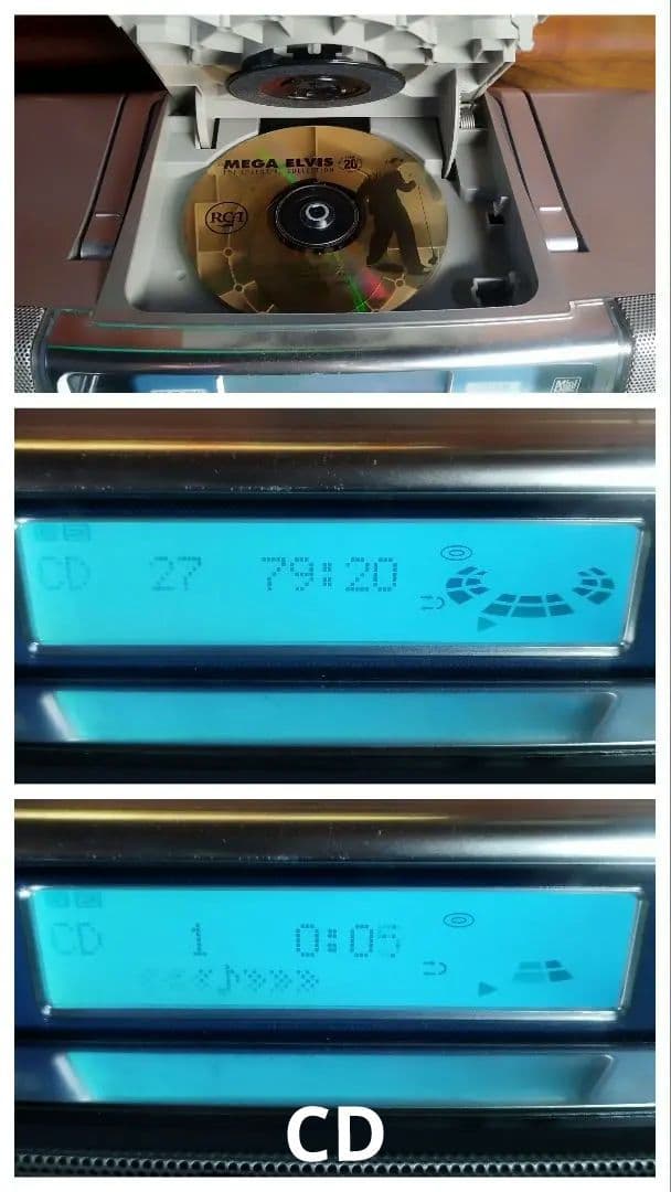 Panasonic（CD・MD・TAPE・RADIO）RX-MDX81