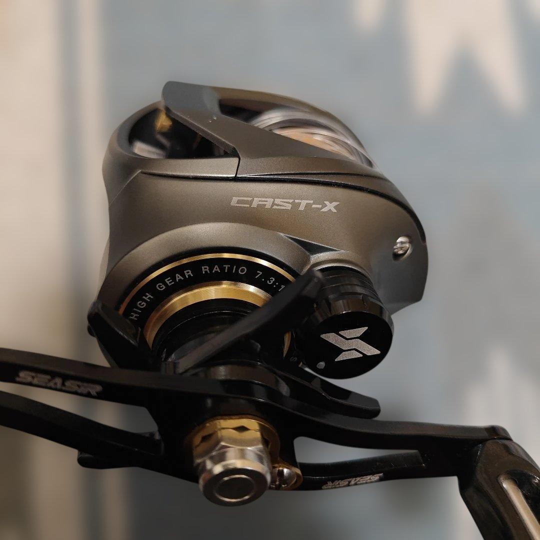 タトゥーラ込み seasir cast-x high gear ベイトリール 左