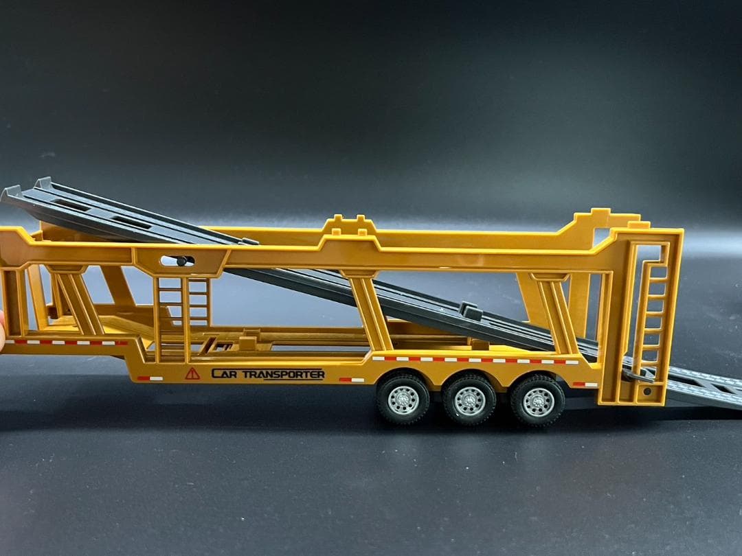 トレーラー 積載車 工事車両ミニカーセット H197