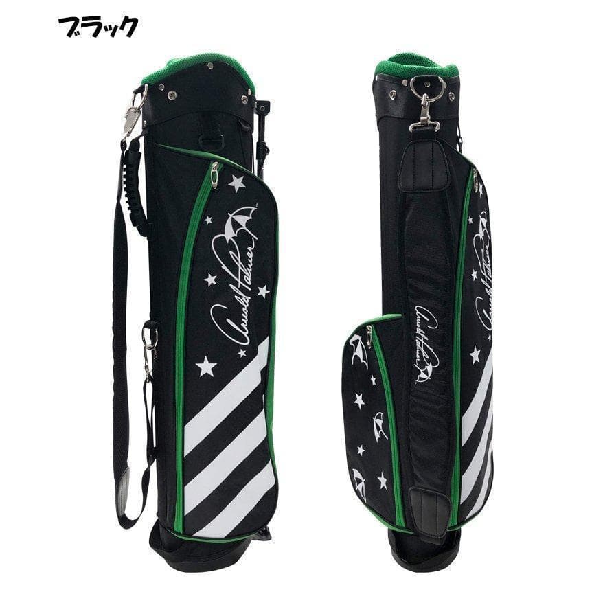 新品 アーノルドパーマー スタンド式 キャディバッグ 超軽量 BK